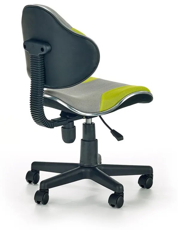 Halmar Detská stolička Flash 2, sivá/zelená