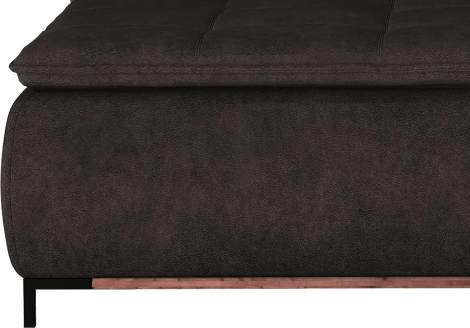 Rozkladacia pohovka Sweet, hnedá espresso látka