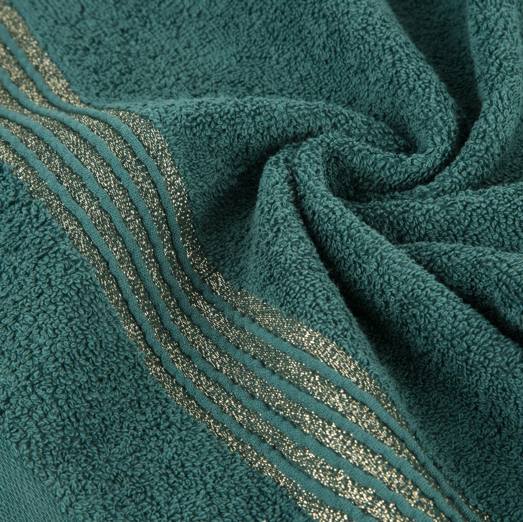 BAVLNENÝ UTERÁK LILA 30X50 CM TMAVOZELENÁ