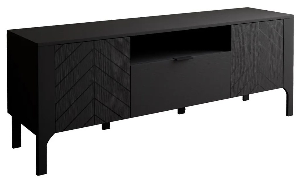 TV skrinka SIENA 160cm čierna