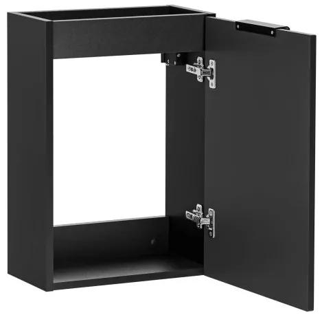 Kúpeľňová skrinka CMD ADEL BLACK 82-40-B-1D čierny mat