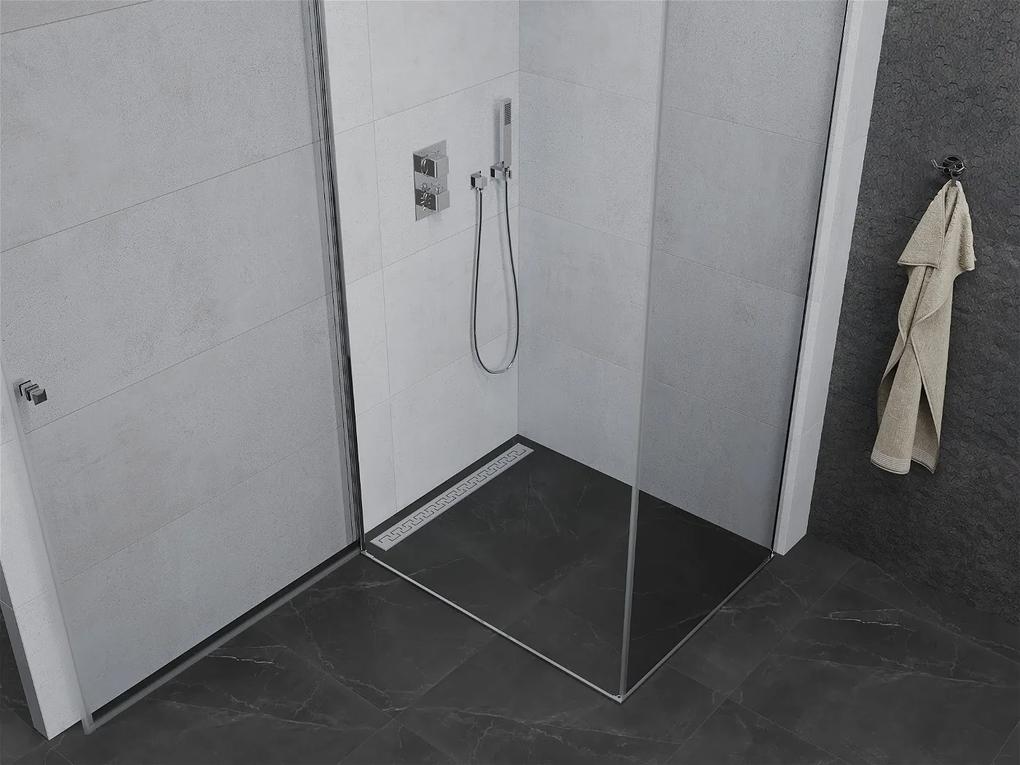 Mexen PRETORIA sprchovací kút 75x100cm, 6mm sklo, chrómový profil-číre sklo, 852-075-100-01-00