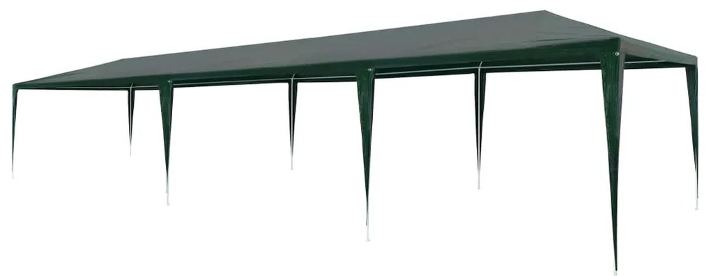 vidaXL Párty stan 3x9 m, PE, zelený