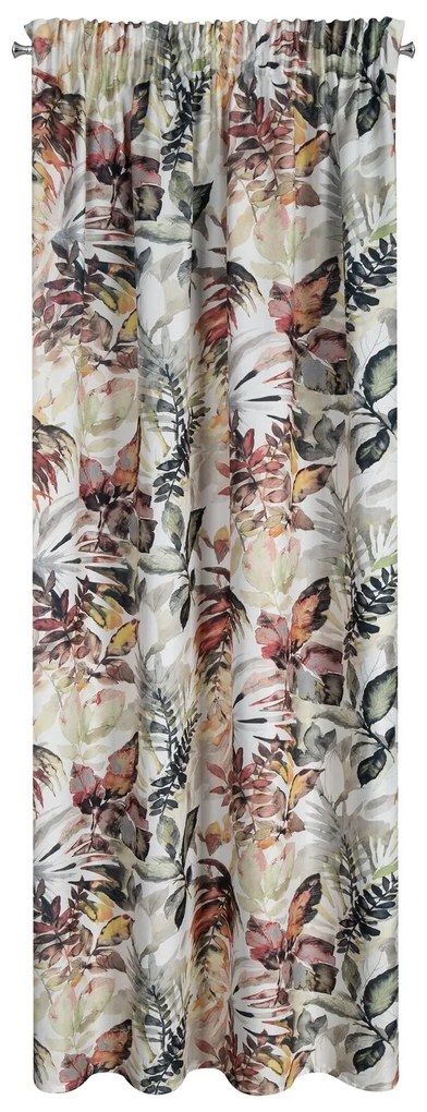 ZÁVES NA PÁSKE ADELINE 140X270 CM LISTY