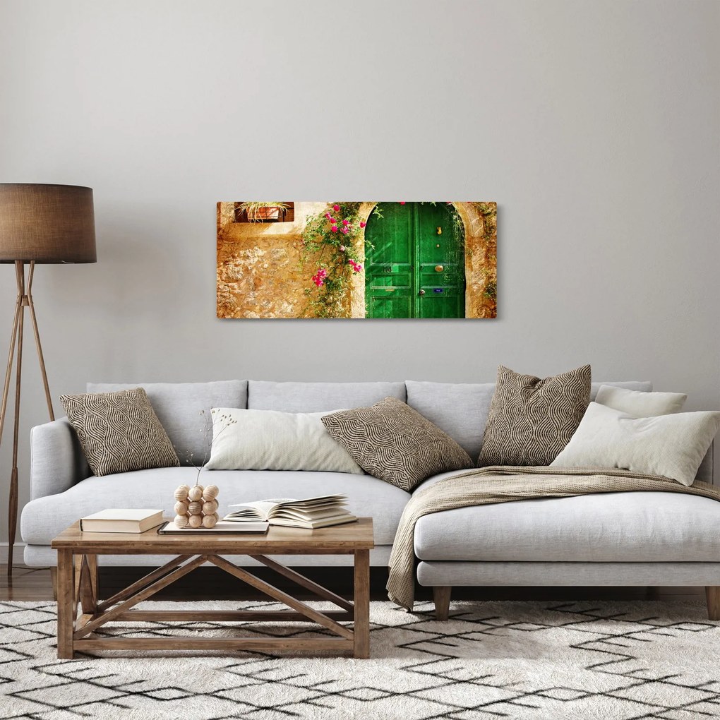 Obraz starých dverí (120x50 cm)
