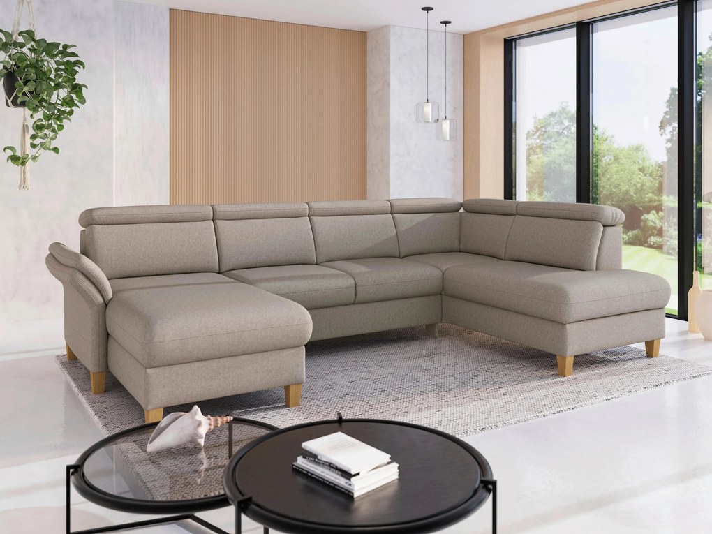 XXXLutz SEDACIA SÚPRAVA, textil, taupe Sit & More - Sedačky - 00014402579L
