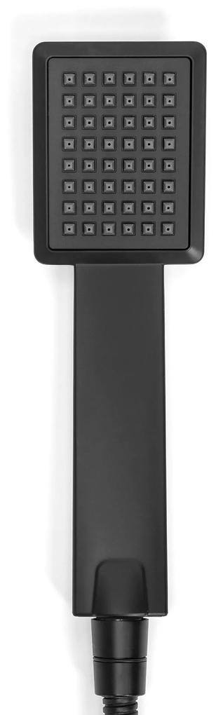 Rea Luppo - vaňová batéria so sprchovou sadou, čierna, REA-B5770