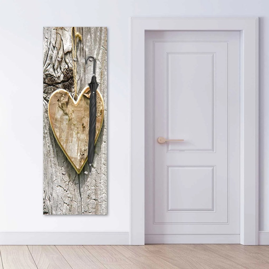 Gario Vešiak na stenu Abstraktné srdce Rozmery: 40 x 118 cm