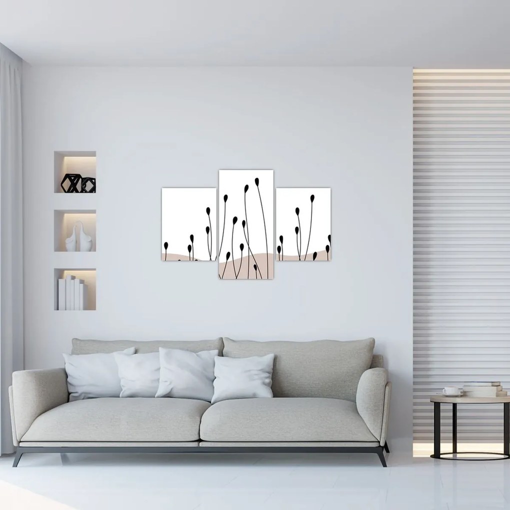 Obraz - Grafická lúka N⁰1 (90x60 cm)