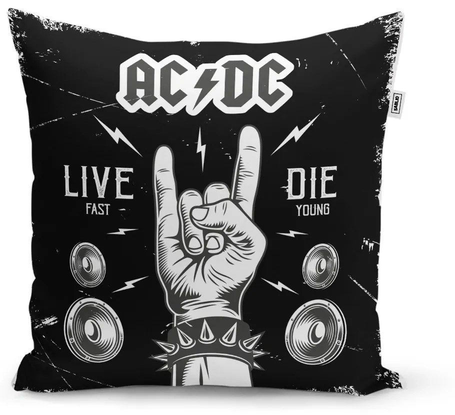 Sablio Vankúš ACDC Live fast, die young - 40x40 cm