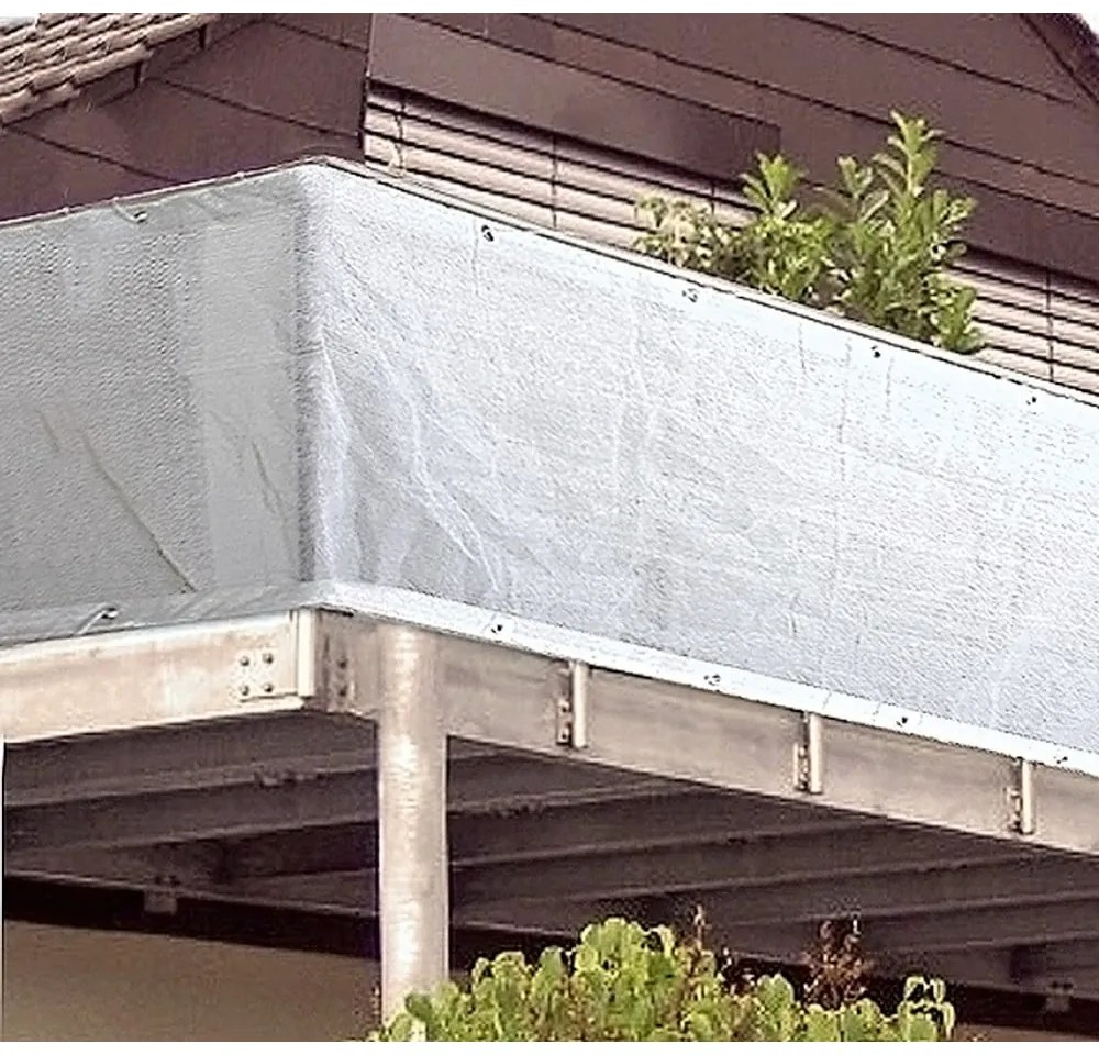 Biela plastová balkónová zástena 300x90 cm - Garden Pleasure