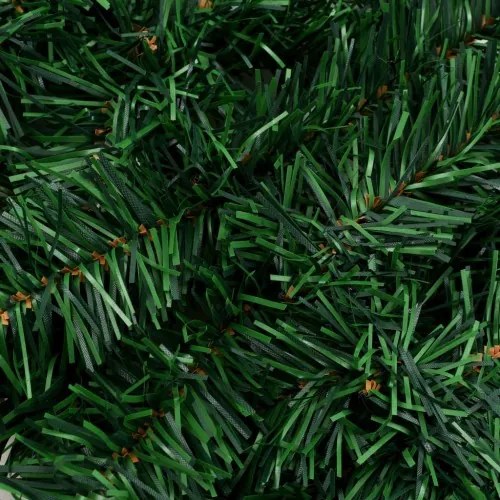 vidaXL Vianočné girlandy 4 ks, zelené 270 cm, PVC-