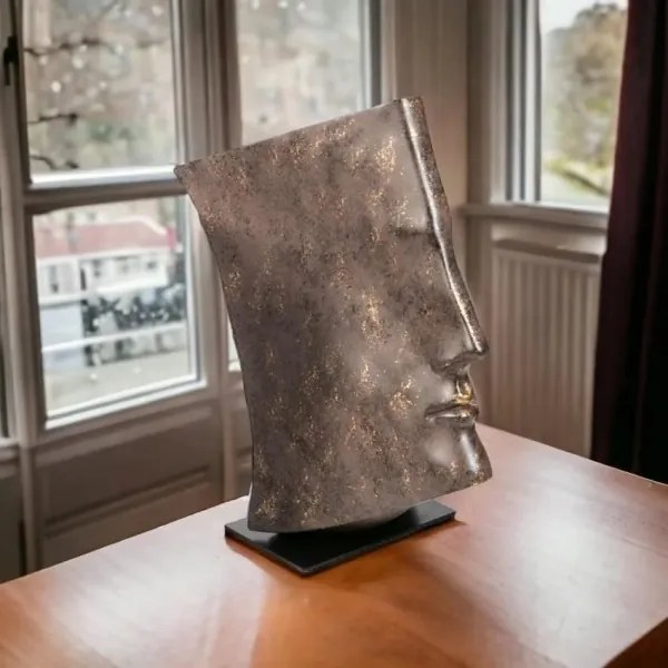 Dekorácia na stôl 29x25x17 cm živica/medená