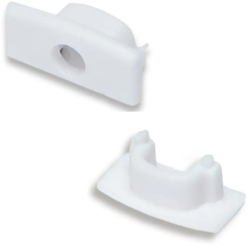 BERGE Koncovky profilov BRG-24 2 ks biele