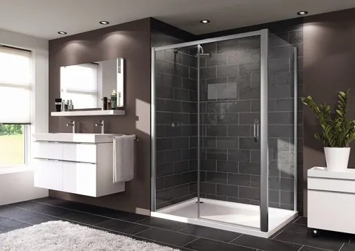 Hüppe Next Easy Entry bočné zástena k sprchovacím dverám 90 cm 145404.069.322 SIKONEXTSTENA90