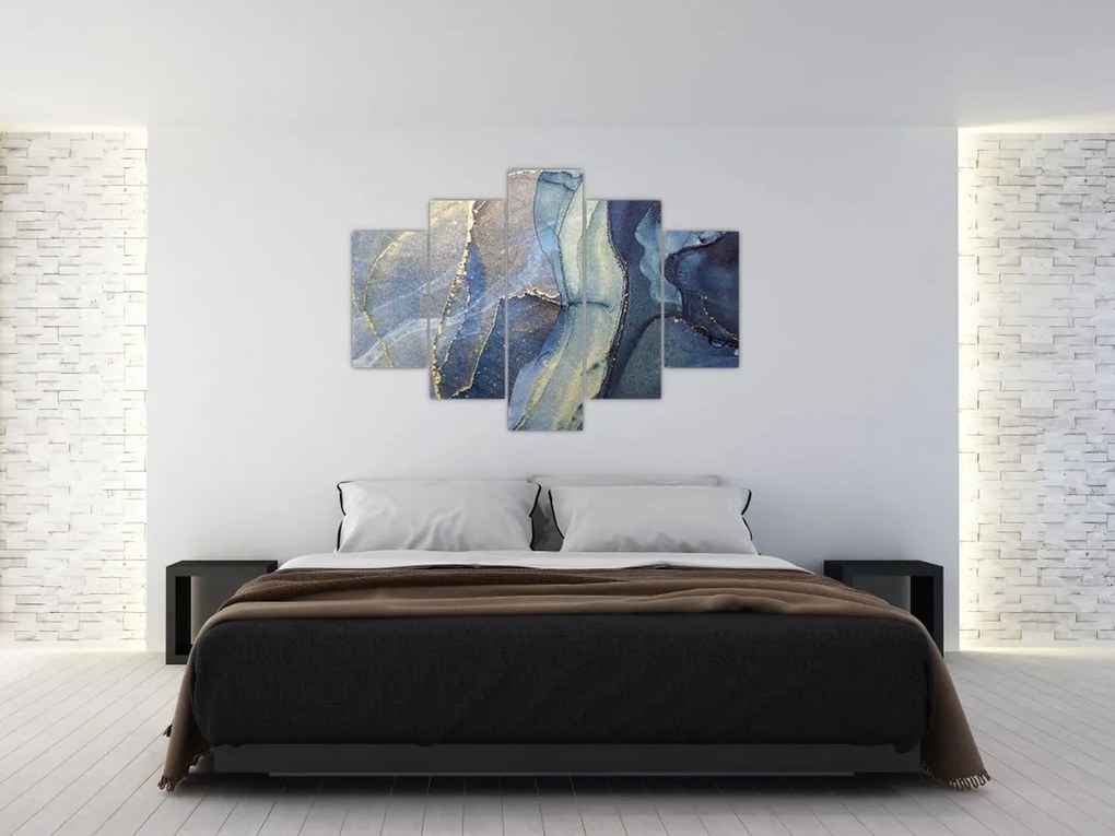 Obraz - Abstrakcia alkoholovým atramentom (150x105 cm)