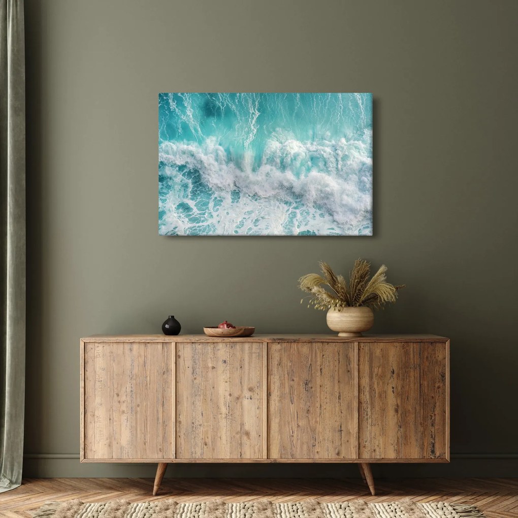 Obraz - Pohľad na vlny oceánu (90x60 cm)