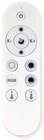 Top Light- LED RGB Stmievateľný luster na lanku LED/60W/230V Wi-Fi Tuya čierna + DO