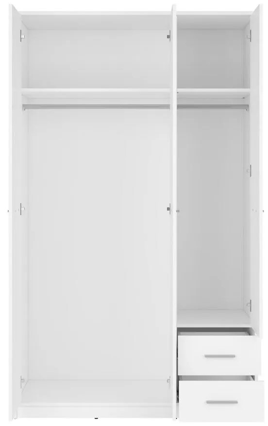 Šatníková skriňa BRW Nepo Plus 36 (biela) . Akcia -30%. Vlastná spoľahlivá doprava až k Vám domov. 1098436