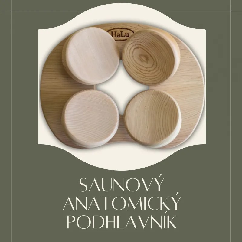 Anatomický podhlavník do suchej sauny CÉDER