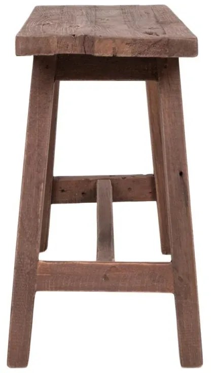 Dizajnová lavica Brenda 90 cm teak - II. Trieda