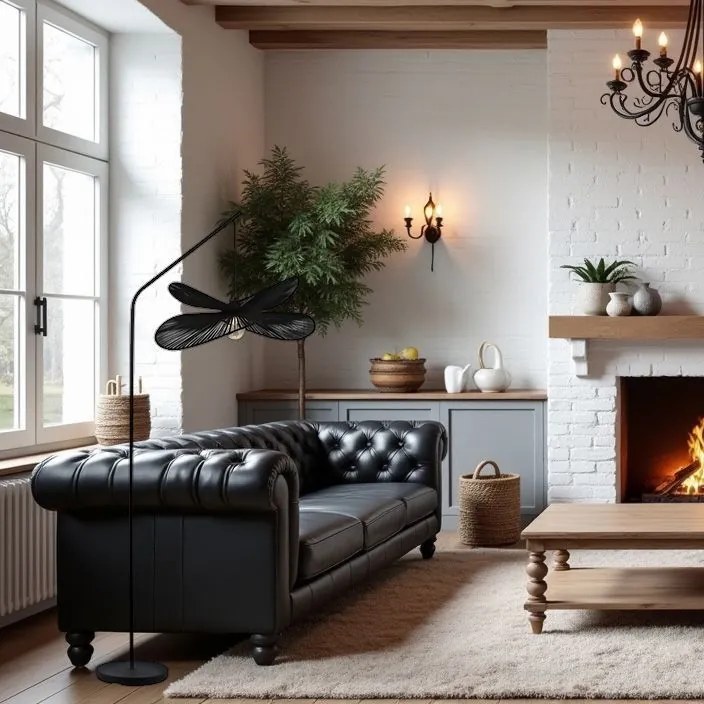 Toolight Toolight, lampa na postavenie 1xE27, APP1835-1F, čierna, OSW-00638