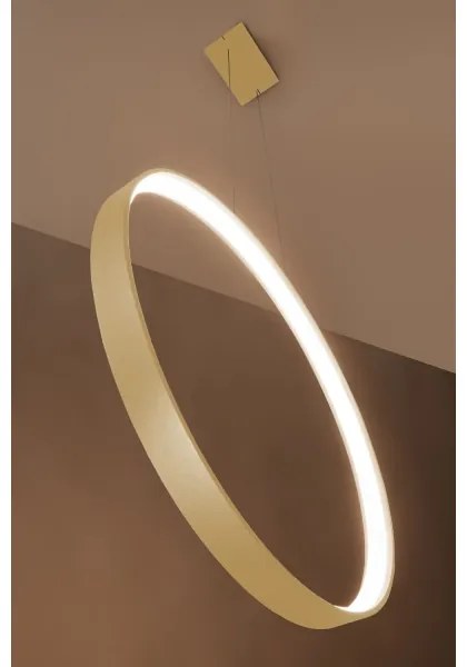 Thoro TH.220 - LED Luster na lanku RIO LED/30W/230V CRI90 3000K pr. 55 cm zlatá