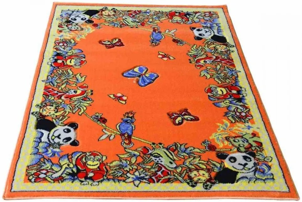 Detský koberec Zoo oranžový, Velikosti 200x300cm