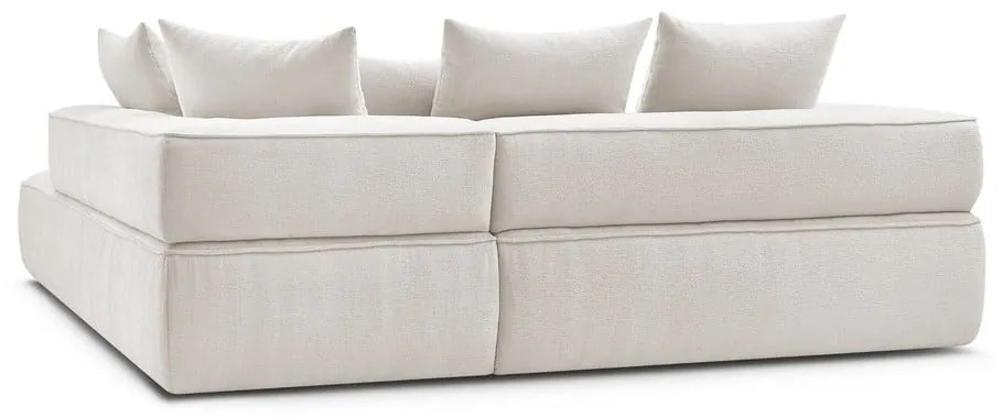 Béžová ženilková rohová pohovka (pravý roh/do L) Whesley – Bobochic Paris