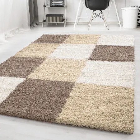 Koberce Breno Kusový koberec LIFE 1501 Mocca, hnedá, viacfarebná,80 x 150 cm