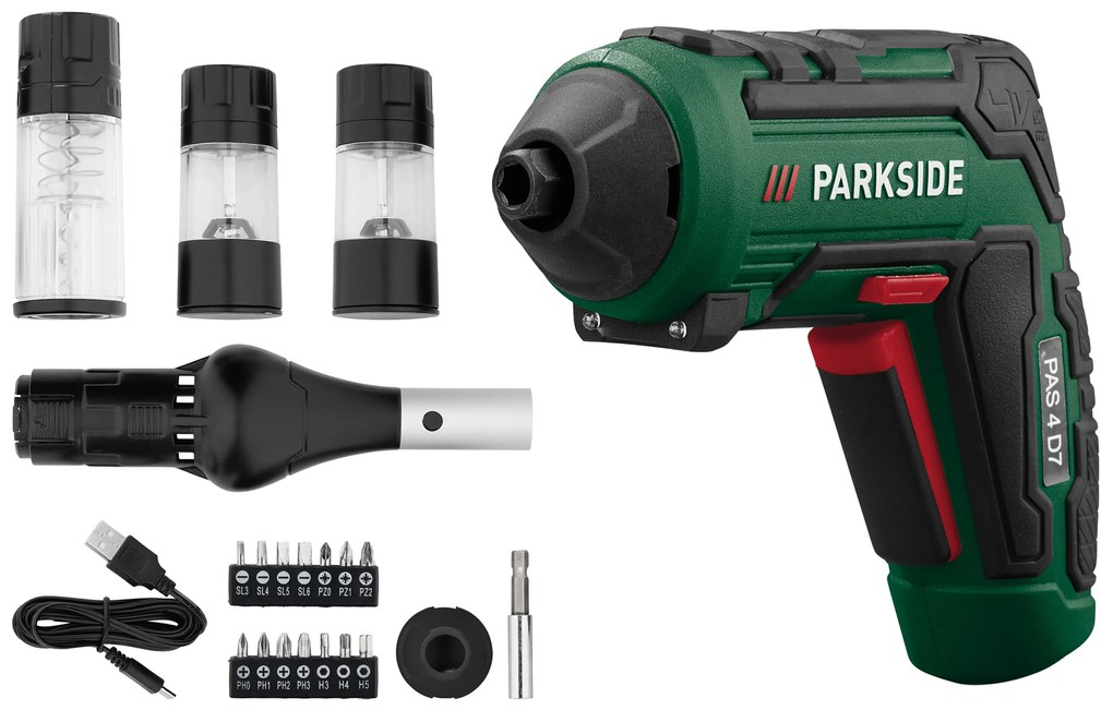 Parkside®  Aku skrutkovač s príslušenstvom na grilovanie PAS 4 D7  (100377753)