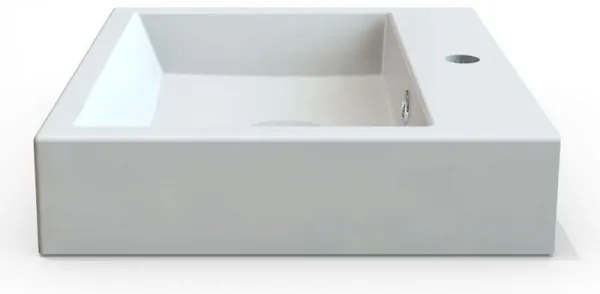 Sapho - Umývadlo na dosku ORINOKO 50x42 cm mramor/biela