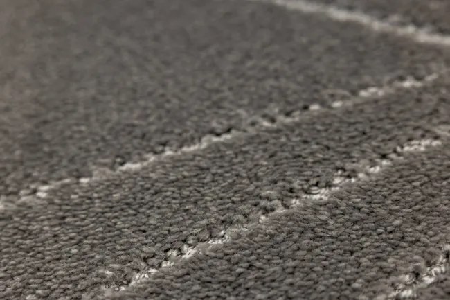 Kúpeľňový koberček Shell sivý