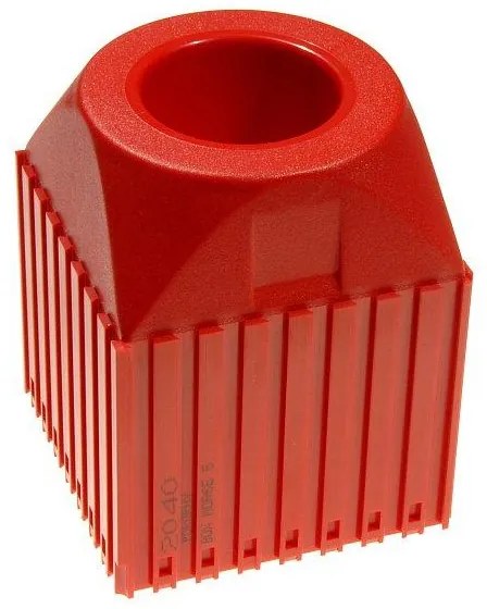 Plastový box pre nástroj s kužeľovou stopkou MORSE M5, modul 8x8, 1 dutina, červená