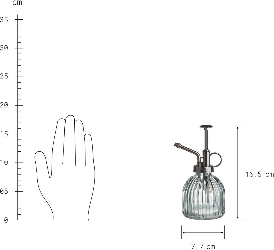 BOTANIC Postrekovač na kvety 200 ml - zelená