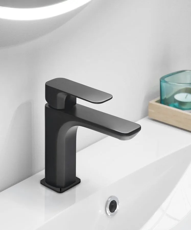 Sapho Sapho, SPY podomietková sprchová súprava s pákovou batériou, 2 výstupy, čierna matná, PY42/15-03