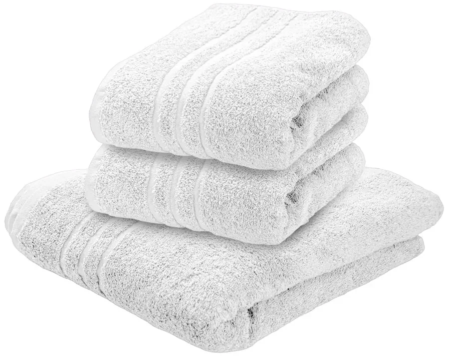1x osuška COMFORT biela + 2x uterák COMFORT biely