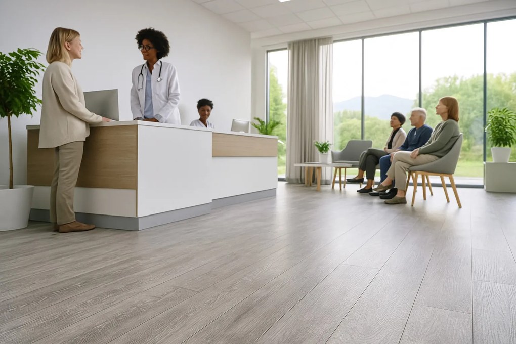 Beauflor, PVC podlaha - lino Texalino Supreme 970D Tasmanian Oak - dub, na mieru, šíře 2m,3m,4m,5m, šedá, filc, chodba / predsieň