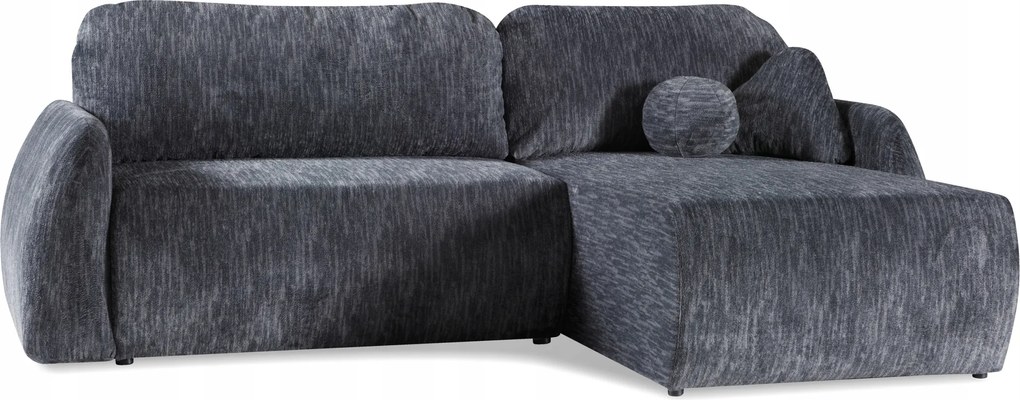 Rohová sedačka Luno s funkciou spania a úložným priestorom, moderná, univerzálna, 255 cm