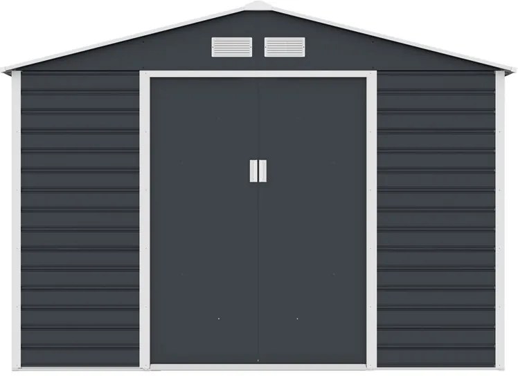 Záhradný domček G21 GAH 706 - 277 x 255 cm, antracitový 63900692