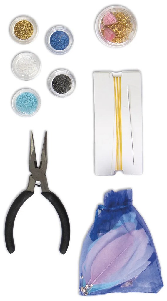 Výroba šperkov - japonské korálikové šperky a náušnice s perím