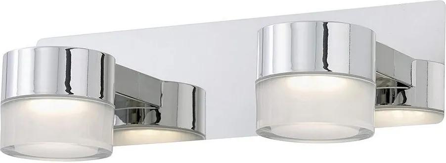 Briloner Briloner 2247-028 - LED Kúpeľňové nástenné svietidlo SURF 2xLED/5W/230V IP44 BL0416