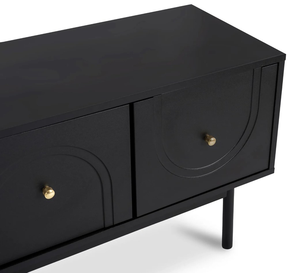 PROXIMA.store - TV stolík MARLEN FARBA: čierna