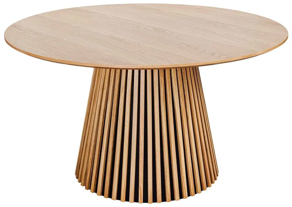 Dizajnový jedálenský stôl Wadeline 120 cm prírodný dub