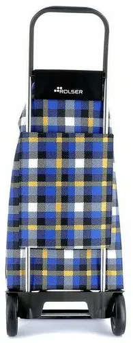 Rolser Nákupná taška na kolieskach Jet Scottish Joy, čierna