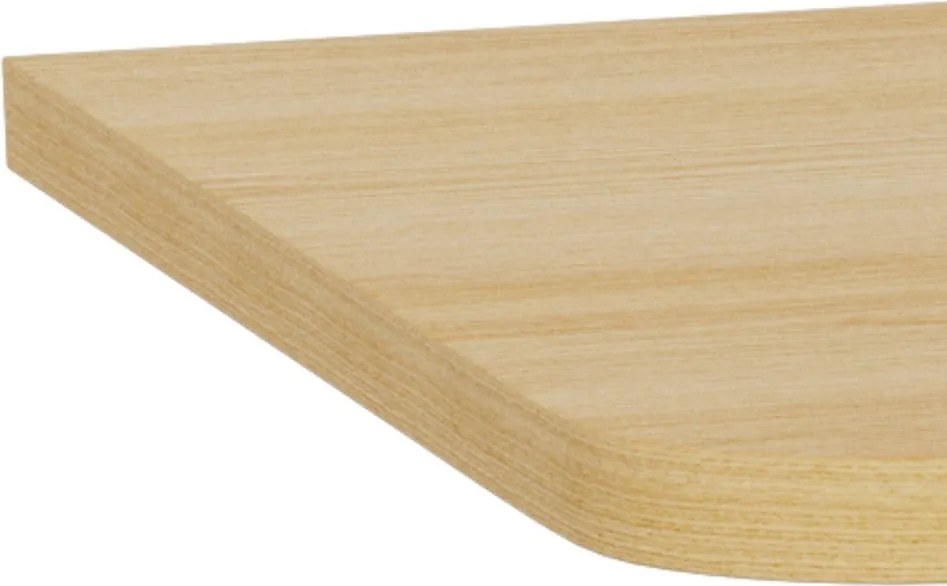 Konzolový stolík v dekore duba v prírodnej farbe 40x140 cm Darlington – Actona