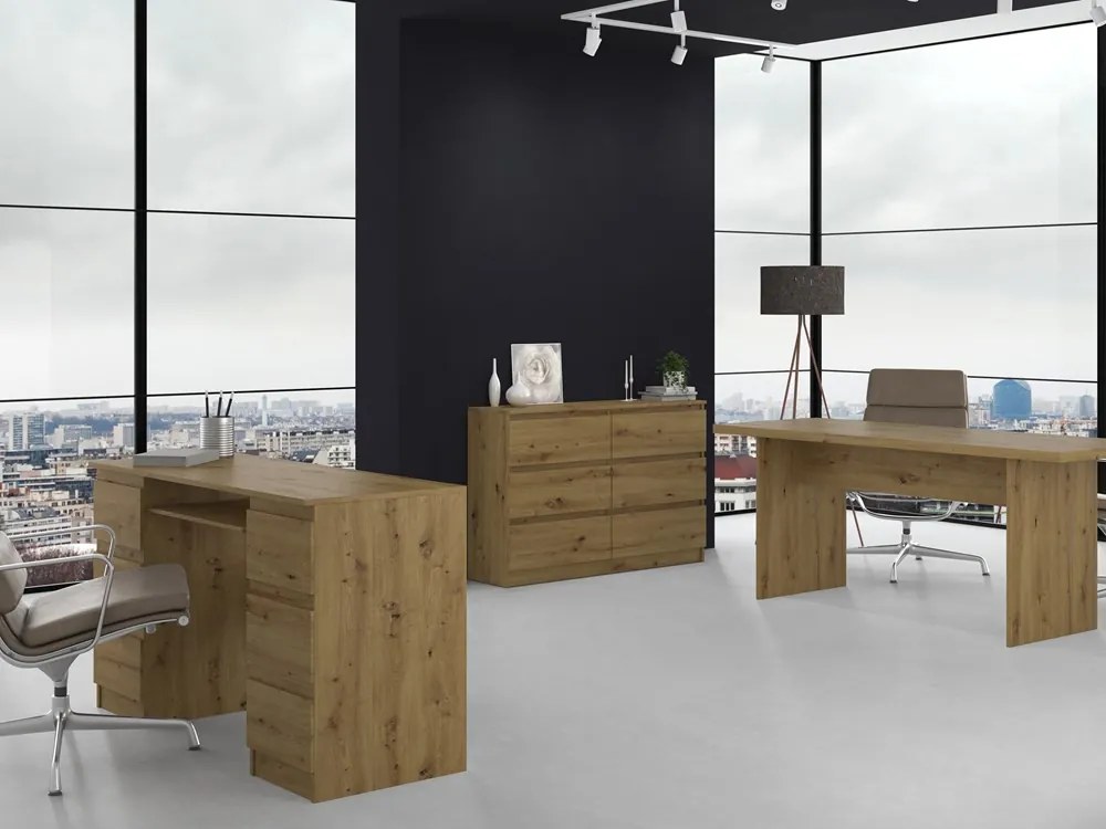 Komoda Musecalo 6 120 (dub artisan). Akcia -19%. Vlastná spoľahlivá doprava až k Vám domov. 1132810