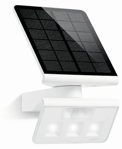 STEINEL 671006 - Solárny senzorový LED-reflektor XSolar L-S 0,5W/LED biela IP44