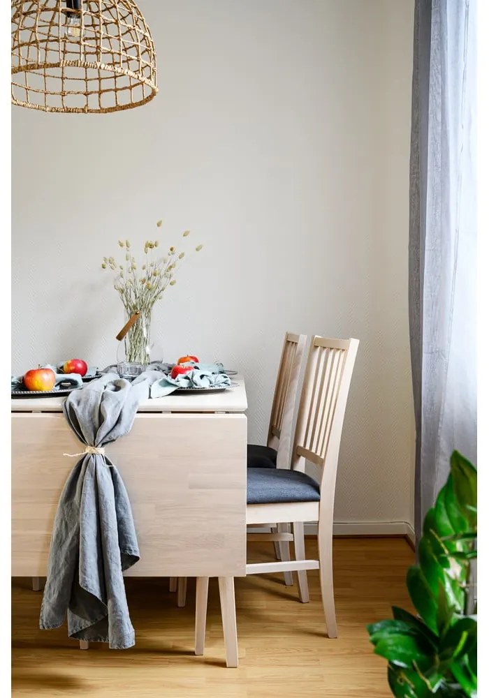 Matne lakovaný sklápací dubový jedálenský stôl Rowico Mimi, 120 x 80 cm