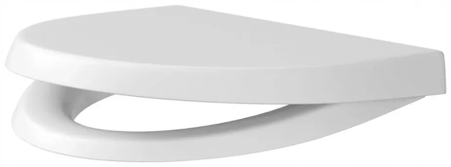 Cersanit Parva, antibakteriálne toaletné sedátko z duroplastu s pomalým dopadom, biela, K98-0122